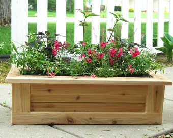 Deck Planter, Outdoor Planter, Indoor Planter, Wooden Planter, Flower Box, Patio Planter