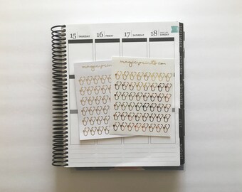 Stethoscope/Doctor Foil Planner Stickers!