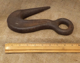 Industrial Hook, 5 Ton Factory Tool, Industrial Equipment Salvage