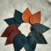10 PCS Medium Leather tear drop, LS19, DIY earrings, Leather scrap, Leather drop, Leather earrings, Earrings material, supply, Craft supply