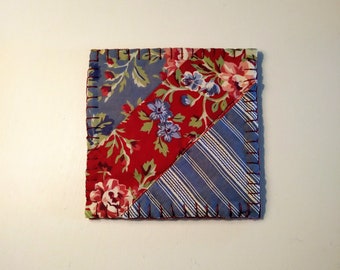 Coasters, Fabric Coasters, Quilted Coasters, Home Decor