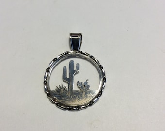 sterling silver Southwest pendant