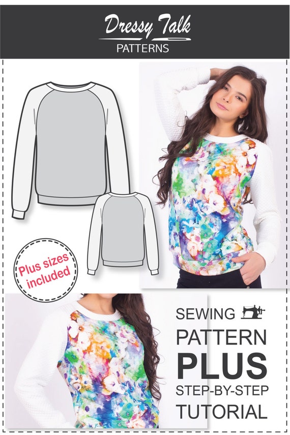 Womens sweatshirt sewing pattern