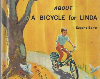 A Bicycle for Linda Vintage Children's Book, C1968