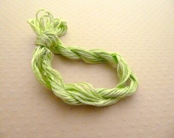 Echevette leading embroidery green silk/rayon - thread FBSR 1207