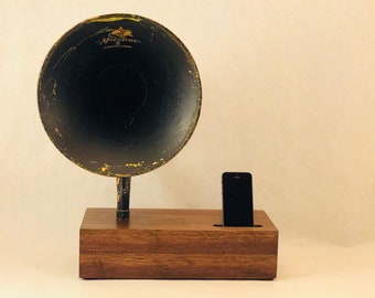 Acoustic Speaker, iPhone Speaker, Magnavox Speaker, Wireless Speaker, iPhone Amplifier, iPhone Amp, iPhone Stand, iPhone Dock, Speaker
