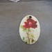 "red rose" metal tag