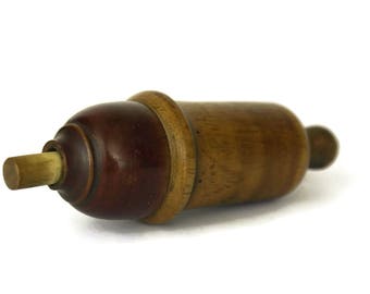 Antique Butler Bell Push. Wooden Service Electric Buzzer. French Home Decor. Push Button Call Bell.