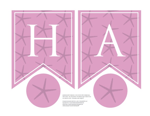 birthday banner print