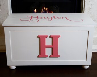 Personalized Toy Chest - Personalized Toy Box - Wooden Toy Chest - Wooden Toy Box - Girl Toy Chest - Boy Toy Chest - Custom Baby Shower Gift