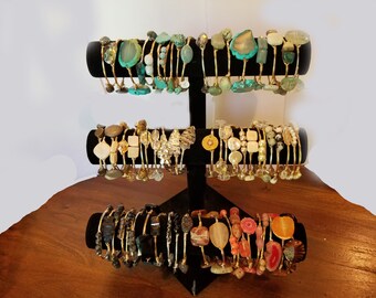 3 Bourbon and Bowties inspired bracelets or beaded bracelets--Choose any 3--mix and match