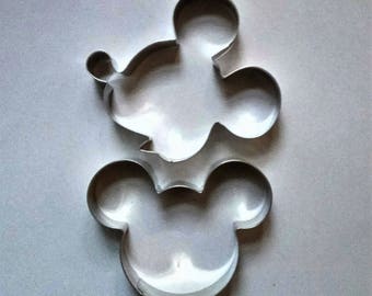 Mickey Mouse Theme Cookie Cutter Fondant Biscuit Pastry Stainless Steel Baking Mold Set