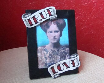 Custom Tattoo Banner Picture Frame