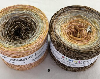 Funny Collection No6 - Specialty Yarn - Gradient Yarn - Crochet Yarn - Knitting Yarn - Wolltraum Yarn - Ombre Yarn -Yarn Threads -Crazy Yarn