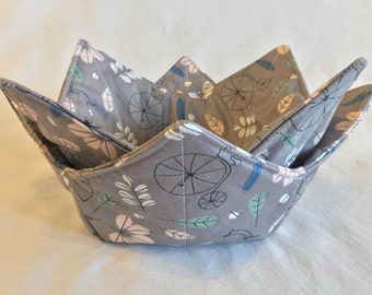 Microwave Bowl Cozy, microwave bowl holder, soup cozies, soup bowl hot pad, icecream bowl holder, cozy, hot or cold cozy