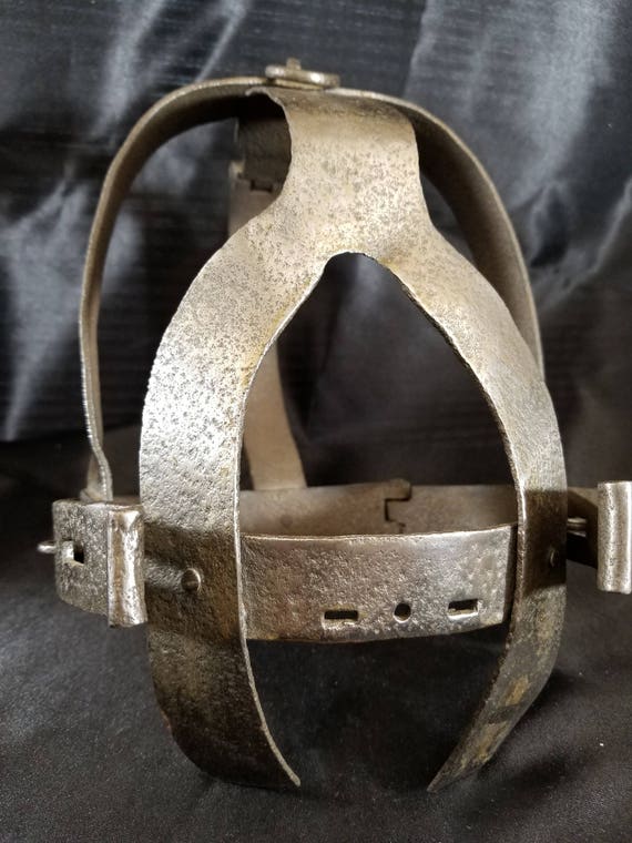 Brank Antique Torture Device Scold's Bridle 17th century