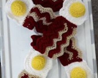 Bacon and Eggs Breakfast scarf