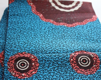 African Wax Print Fabric - Ankara African Print - African Fabric - Wax Print Fabric - African Print - Fabric per yard