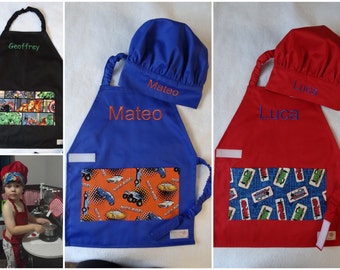 Boys Chef Set - Size 3 - 7