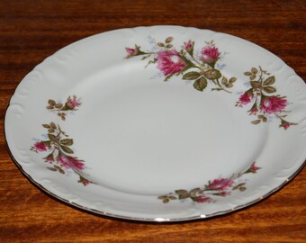 Lipper & Mann (L and M), Pompadour Rose, 10 inch dinner plate