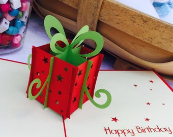 Pop Up Birthday Present, Birthday present, Birthday Card, Happy Birthday, Birthday Gift, Card, Cards, Greeting Cards, Birthday Cards, gift