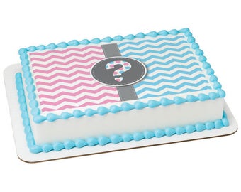 GENDER REVEAL cake topper, gender reveal cake, gender reveal cupcakes, gender reveal party, gender reveal cupcake toppers, gender reveal