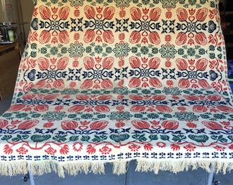 Hand Loomed Coverlet from 1852