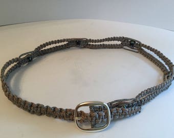 Betty Dean Designer Original Macrame Belt/ One of a Kind Macrame Belt/ Macrame for a New Generation
