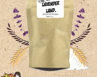 Refill-Natural 100% Lavender Land face mask and scrub 2 in 1 in zip bag 120g.