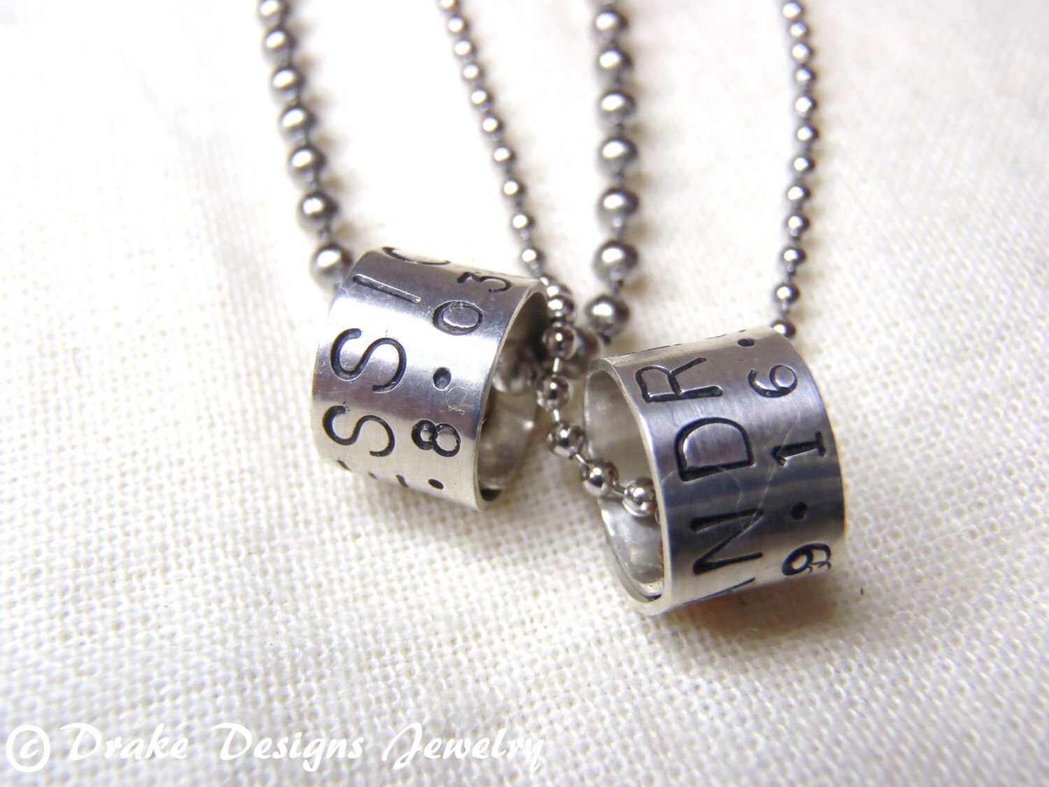 Matching Couple Jewelry Personalized couple Necklace Set