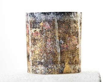 Cuff Bracelet for Women Rainwheel Leather Jewelry Handmade OOAK