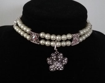 Custom Dog Jewelry Collar 12in