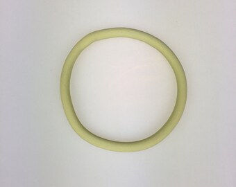 Yellow porcelain bangle