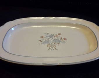 Cordella Stoneware Serving Tray Bluet