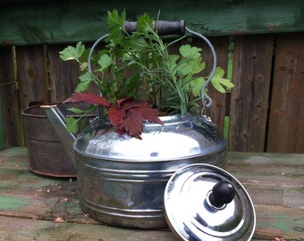Large Revere Tea Kettle Vintage Tea Pot Farmhouse Kitchen Decor