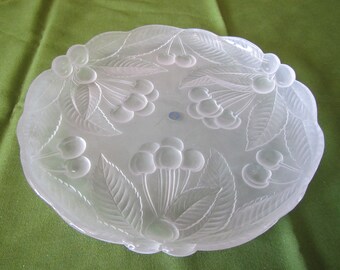 Mikasa Crystal Bountiful Round Buffet 12 inch Platter * RC149/313 ** Hoya Japan
