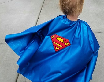 SuperMan Cape for baby boy girls toddlers, kids childs super hero cape for photoshoots, superman cosplay cape superman baby toddler costume