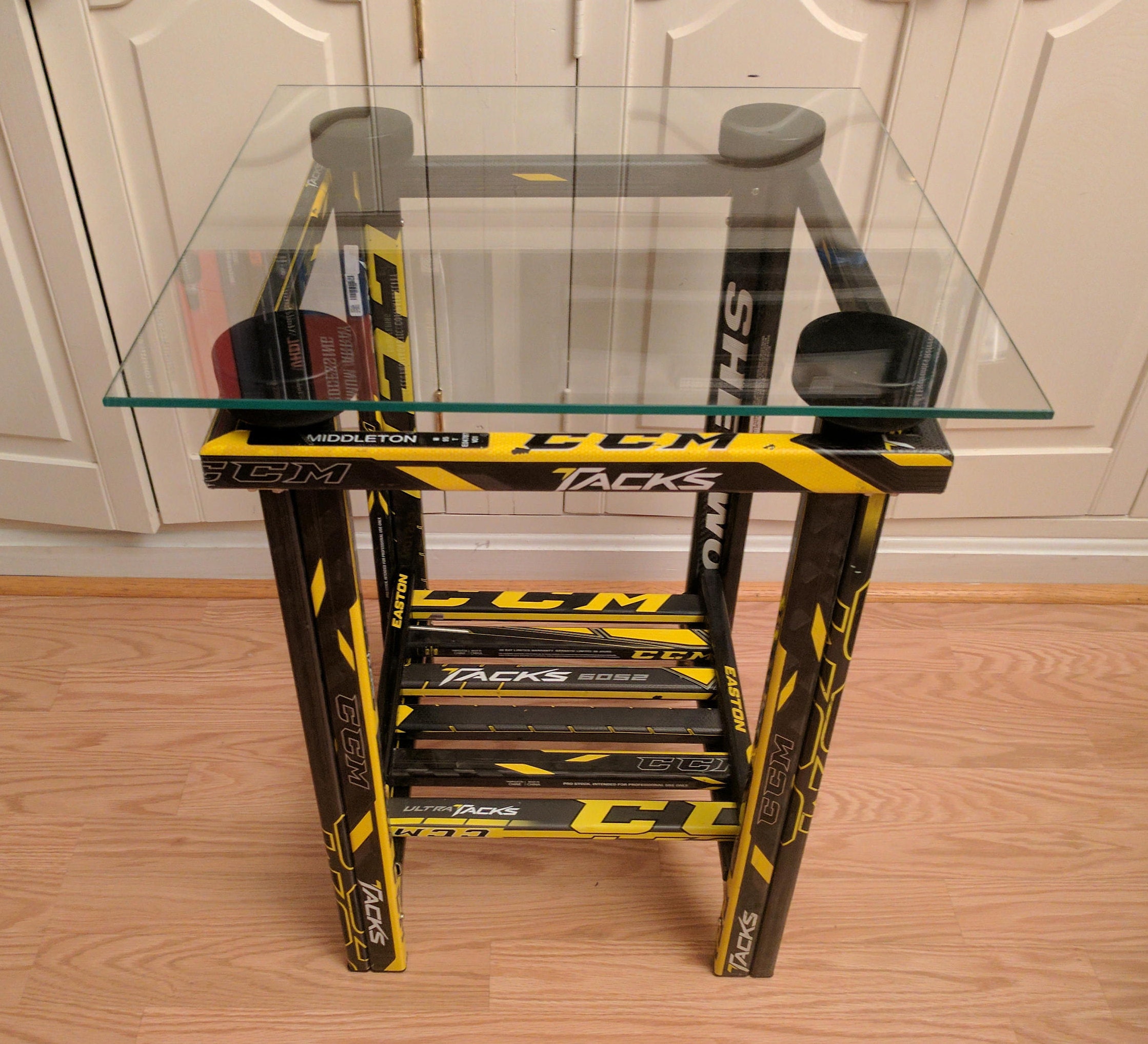 Hockey Stick End Table