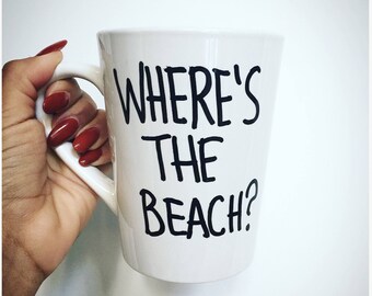Snooki Mug Where's the Beach Jersey Shore Mug
