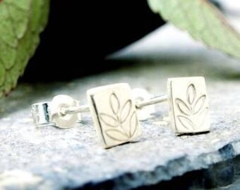 silver stud earrings, silver studs, silver jewellery, stud earrings