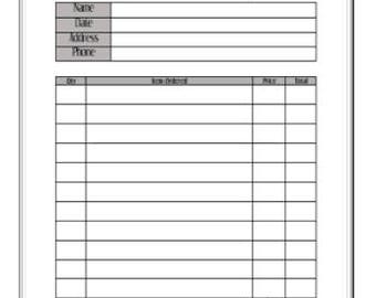 printable order form etsy printable order form