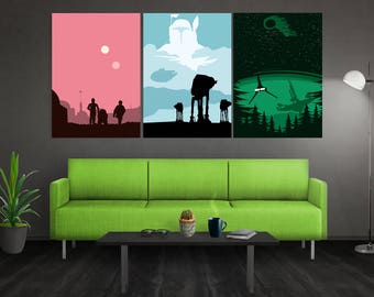 Minimalist Star Wars Poster Set Star Wars Trilogy Poster Set Star Wars Minimalist Poster Star Wars Art Star Wars Wall Art Star Wars Print