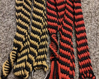 Made to Order - Black and Your Choice Woven Belt