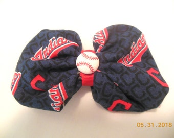 Cleveland Indians Baseball Headband or Bow