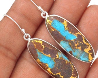 SALE! Authentic Turquoise Earrings. 1 7/8" Long. 8581