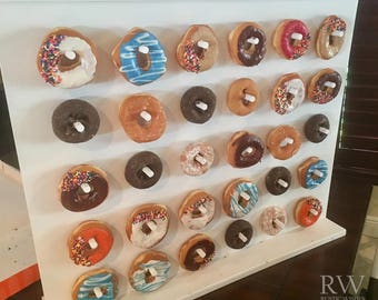 Custom Donut Wall, Donut Board Display. Holds 24+ Donuts