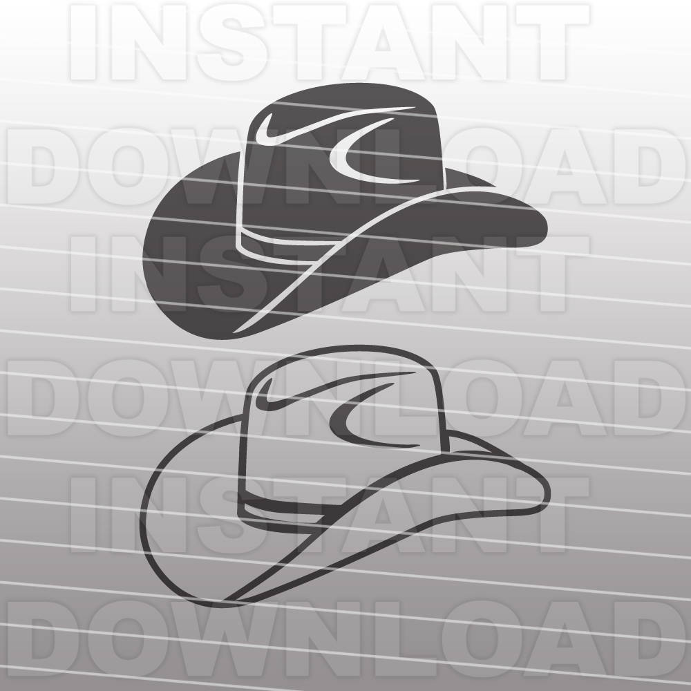 Cowboy Hat SVG File Country Western SVG Vector art