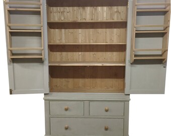 Farmhouse Country Kitchen Larder Unit Pantry Storage