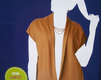 Simplicity Sew Simple Pattern 8002 Misses Vest Sizes 6-24 XS-XL One Easy Project Pattern NEW Pattern