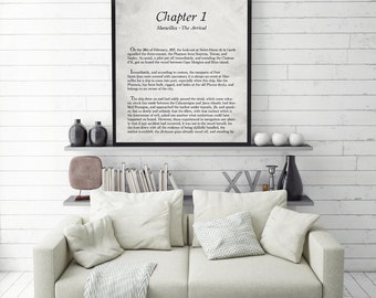 Count of Monte Cristo Print, Alexandre Dumas, Book Page Print, Black and White Print, Library Print, Monochromatic, Book Quote